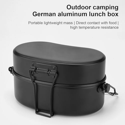 Boîte à déjeuner de camping portable isotherme double formation