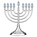 Aviv Judaica Traditional LED Menorah 13