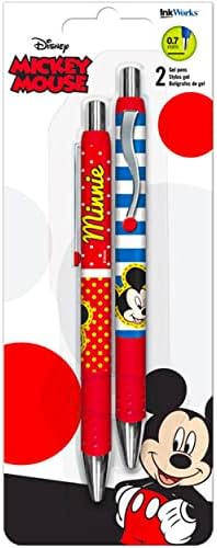 Inkworks Disney Mickey & Minnie Mouse Gel Pens 2 Pack, 2 Count (Pack of 1)