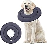 Halskrause für Hund/Katze Schutz: Der weiche Schutzkragen schützt vor Kratzen, Beißen und Lecken von Verletzungen, Hautausschlägen und postoperativen Wunden. Der Kratzschutz ist sehr nützlich für Haustiere, die sich nach Operationen erholen.