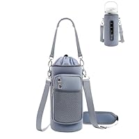 Borsa Porta Bottiglia Isotermica Con Tracolla E Tasca Per Cellulare - Per Passeggiate Ed Escursioni (907g-1417g)