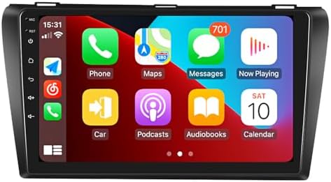 Naifay Car Radio For Mazda 3 2009-2013 With Wireless CarPlay Android Auto, 2 32G