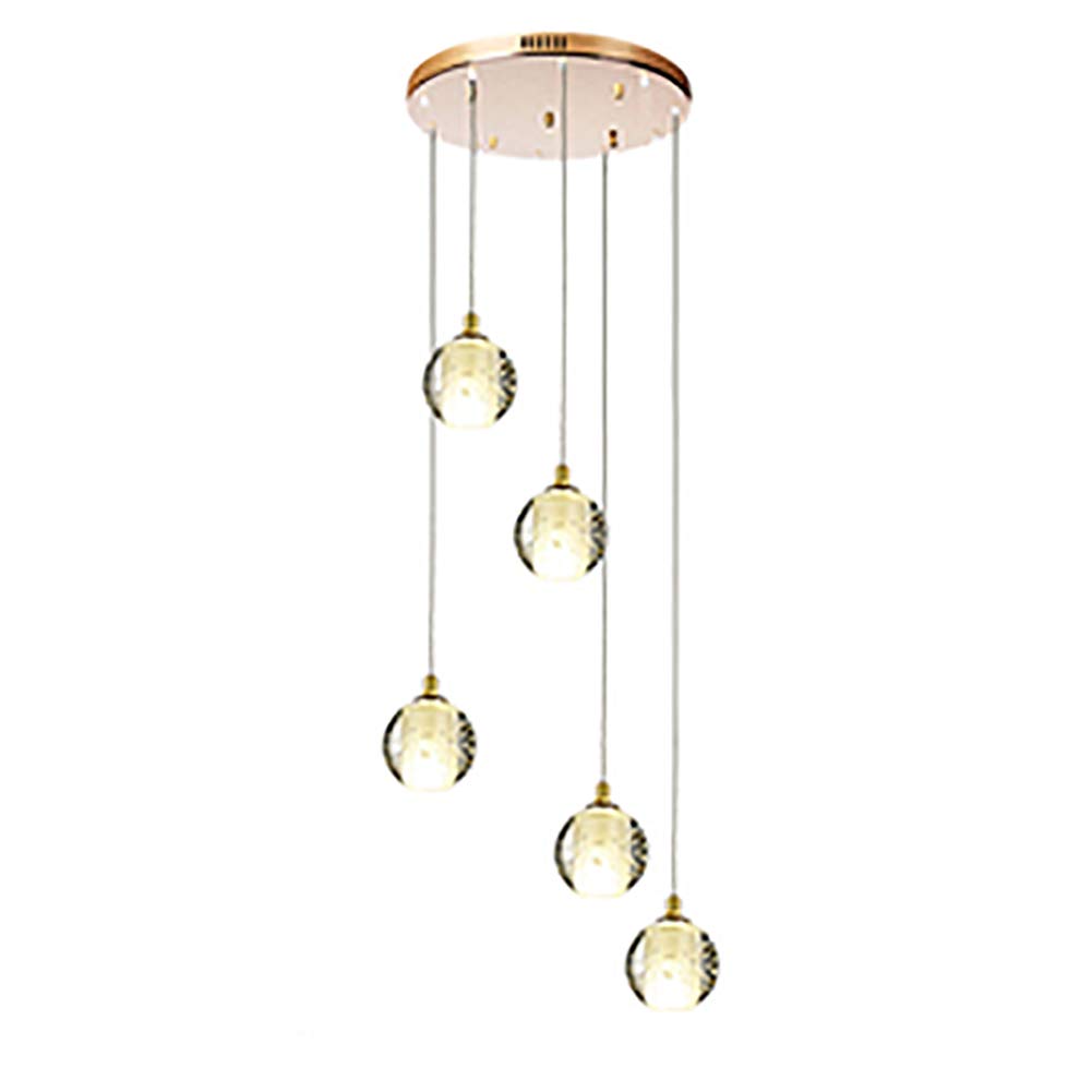 PCXEHUYP Stairs Long Chandeliers,Spiral Staircase Cluster Chandelier Ceiling Light Fixture for Hotel Living Room Home Bar, K9 Crystal Spiral Chandelier-Silver misalmed Arrang(12)