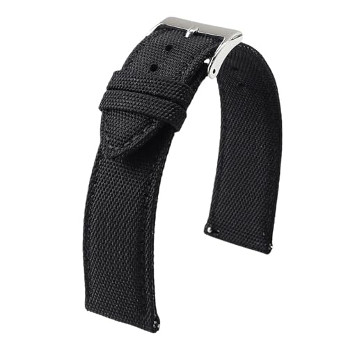 Correa de reloj de lona y nailon resistente de 22mm y varios tamaños