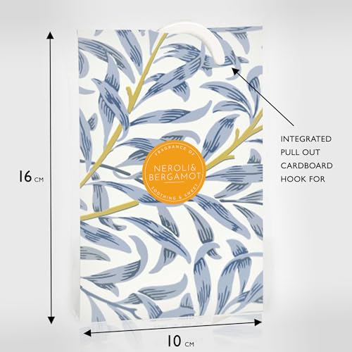 The Master Herbalist Neroli & Bergamot Scented Wardrobe Freshener in a William Morris Inspired Willow Design - Image 2