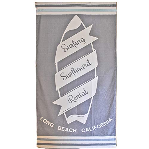 HOMELEVEL Toalla de Playa Grande - Toalla de Secado Rápido de 90 x 180 cm - Mezcla de Algodón Ultra Absorbente - Apta para Lavadora y Secadora Cover