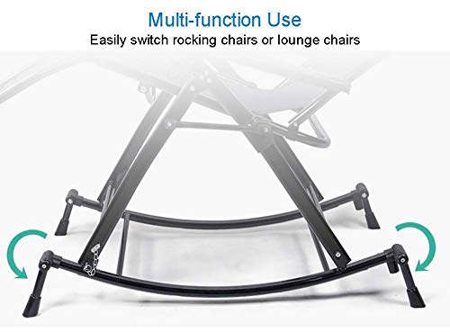 Zero gravity lounger haut de gamme en tissu textilène robuste - 8