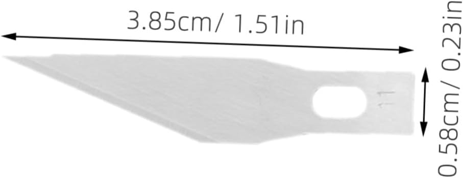 1 box Replacement Craft Cutting Blades Box Durable Carving Tools for Paper Scrapbooking Model Kits Art Cutting Blades for Hobby Use