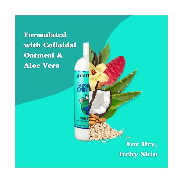 Earthbath Oatmeal & Aloe Shampoo / Conditioner Bundle (Vanilla & Almond) – (1) 16 OZ Shampoo, (1) 16 OZ Conditioner Earthbath Oatmeal & Aloe Shampoo / Conditioner Bundle (Vanilla & Almond) – (1) 16 OZ Shampoo, (1) 16 OZ Conditioner