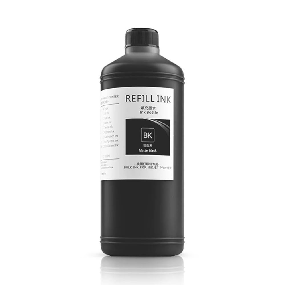 500Ml Tuszu Sublimacyjnego, Tuszu Termotransferowego - Kompatybilny Z Epson I3200 XP600 TX800 L1440 F1080(500ML-BK)