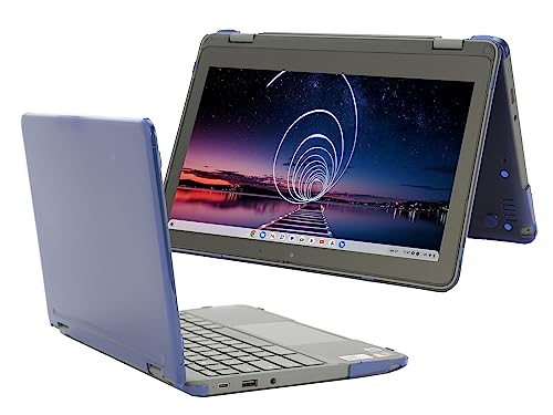 Funda mCover Lenovo Chromebook 100E Gen 4 azul evita arañazos carcasa rigida 11.6