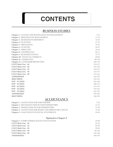 Image of TestCoach NTA CUET (UG) Commerce Book 2026 for Entrance Exam | Business Studies + Accountancy + Economics | Best Theory, MCQ, Mock Test Paper, 15 PYQ Previous Year Exams Question Papers (in English)