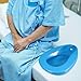 Bed Pan for Patients Urinal for Bedbound Urinal Pot Smooth Urinal Bed Pan Bedridden Emergency Toilet Smooth Contoured Bed Pan Medical Supplies Elderly Pregnant Woman Plastic