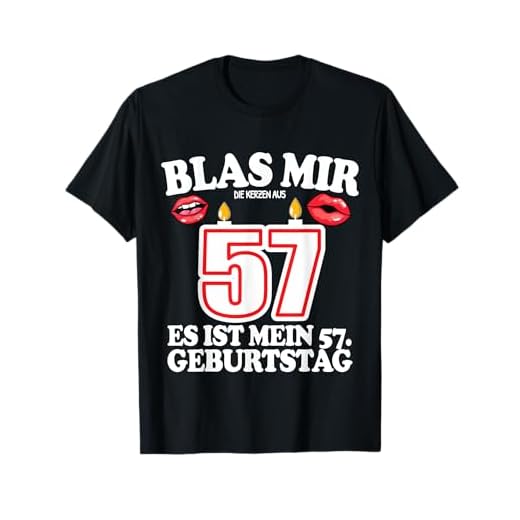Hombre Me sopla las velas de 57 cumpleaños hombre divertido divertido Camiseta