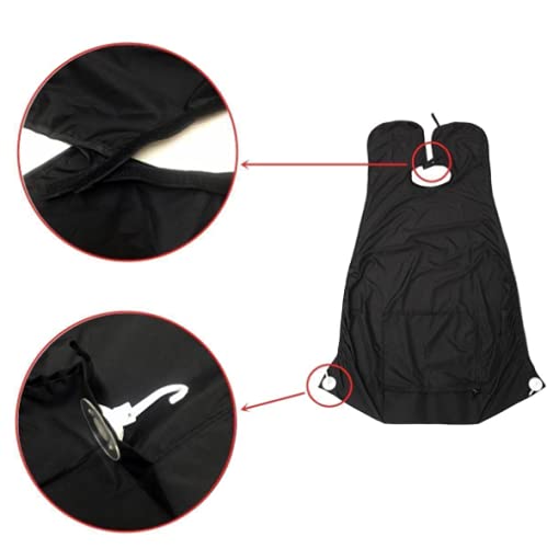 Beard Bib Apron, Mens Beard Hair Catcher for Shaving and Trimming, Non-Stick Beard Shave Cape, Grooming Accessories Tools & Gifts for Husband or Dad