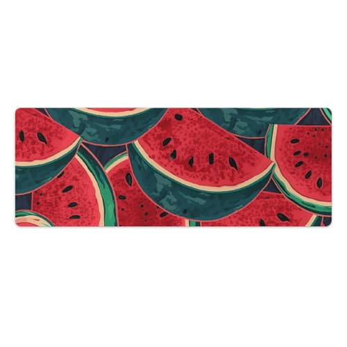Tapis de souris de jeu grand format rouge pour stabiliser votre clavier