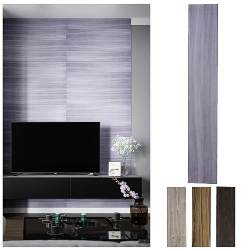 MDEKOR Paneles de pared de madera 16,7 x 100 cm, XPS 3D revestimiento de pared en aspecto de madera, 240 unidades = 40 m² 02 A, paneles de 4 mm de grosor, paneles decorativos de Porystyrol para
