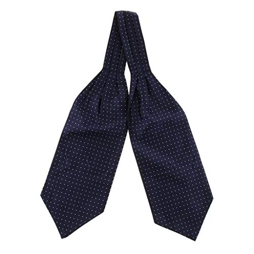 Conjunto De 2 Gravatas De Seda Polka Dot Dos Homens Laços Jacquard Tecido Presentes Casuais Ascot