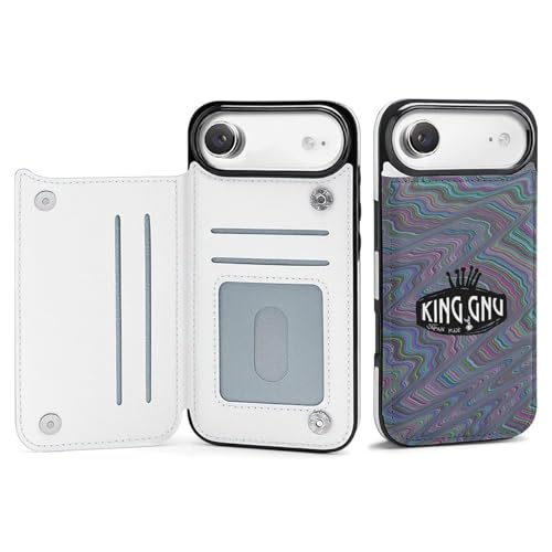 iPhone17Air�p�P�[�X �蒠�^ �J�[�h���[ King Gnu �L���O�k�[ �A�C�t�H��17Air�P�[�X ���z�^ �X�}�z�P�[�X �X�^���h�@�\ �y�� ������� PU���U�[ �S�ʕی� �g�уJ�o�[