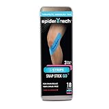Spidertech Universal i-Strips 18 Pack (Black, Blue, Pink in Tin Pack) Multicolor Kinesiology Tape