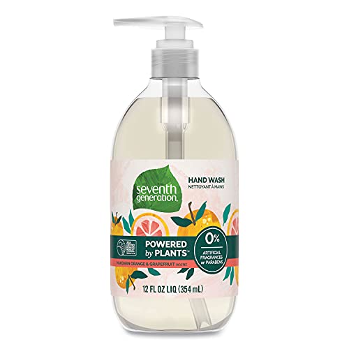 Natural Hand Wash, Mandarin Orange And Grapefruit, 12 Oz Pump Bot...