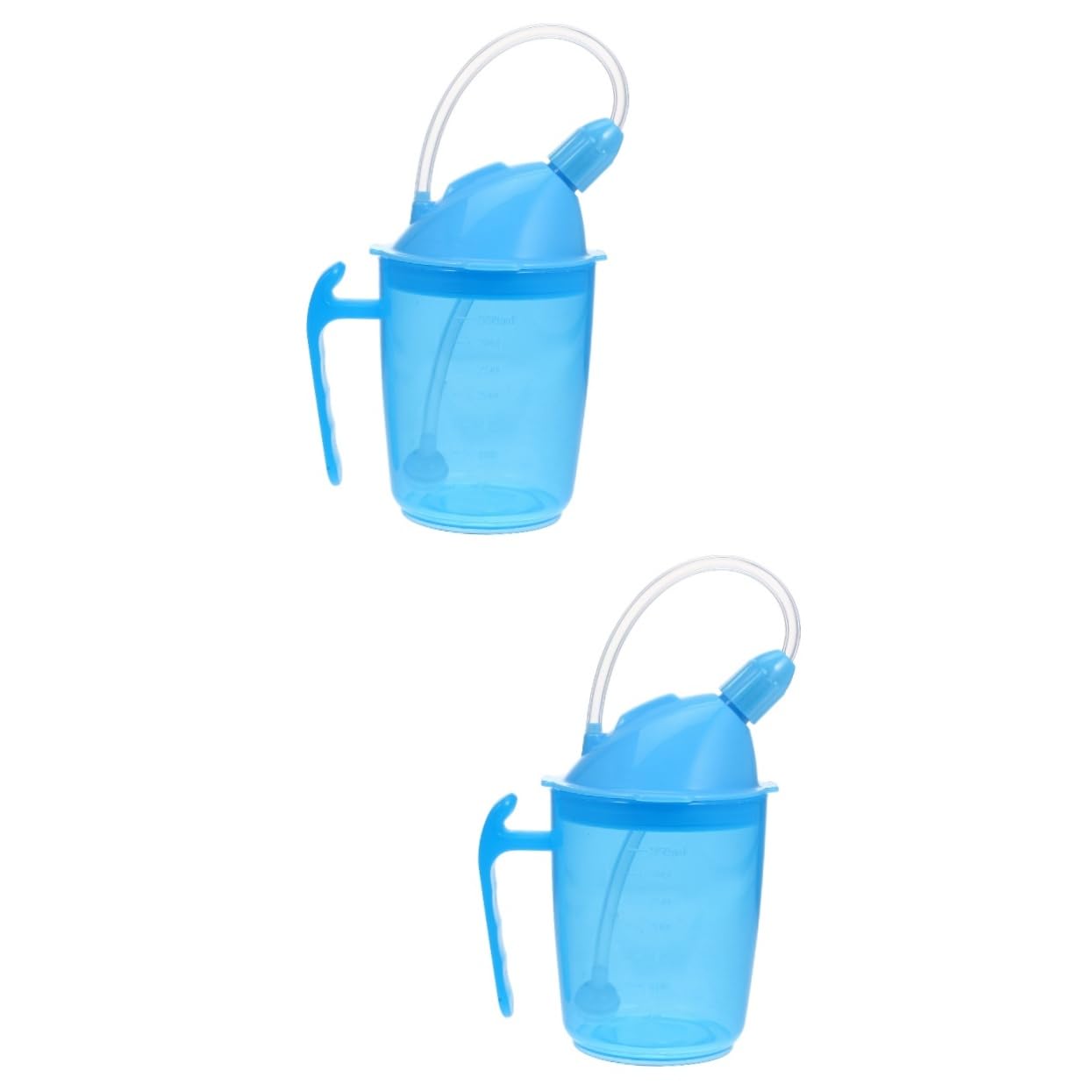 FRCOLOR 2 Piezas copa de lactancia gente tazas de maternidad taza a prueba de asfixia plastico vasitos plastico de agua de bebida de maternidad irrompible el Blue