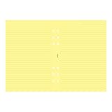 Filofax A5 Ruled Yellow (B343010)