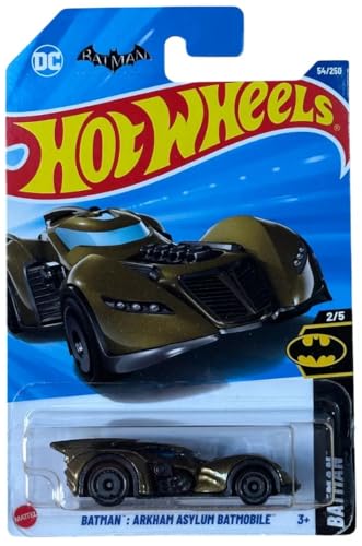 Image of Hot Wheels Mainline All Mix Car 1:64 Scale 3+ Years Age (Batman Arkham Asylum Batmobile)