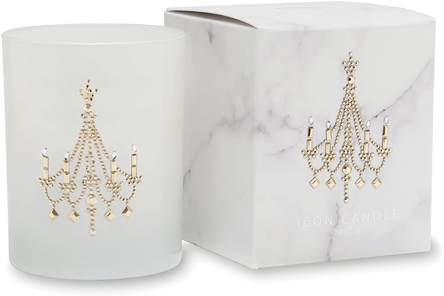 Primal Elements Vintage Icon Candle, Soy Wax, 9oz, Chandelier