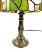 Mariposas Lámpara de Mesa Tiffany,Multicolor,8-Pulgada Diámetro,Paquete de 1