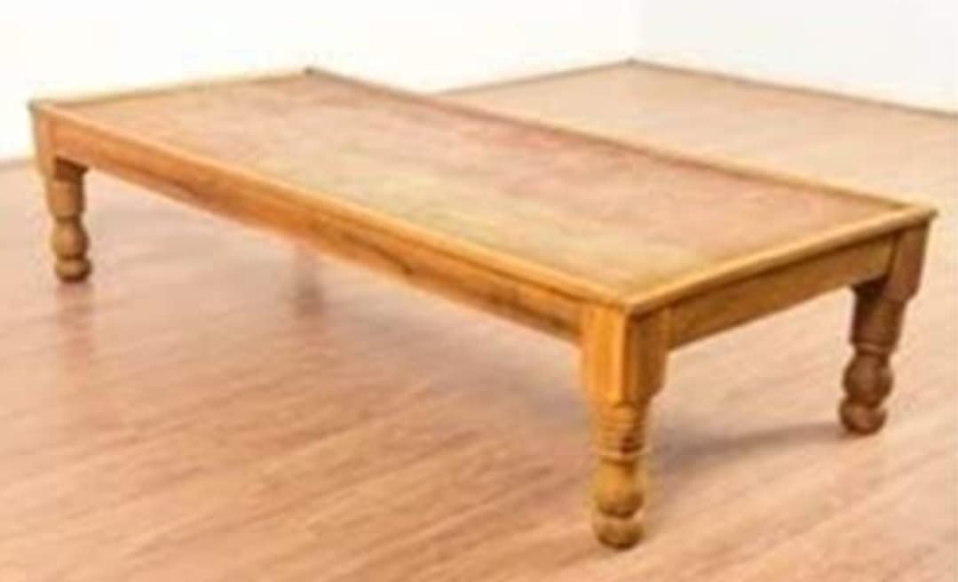 Royal Furniture Solid Assam Teak Wood Single Bed Without Storage