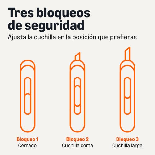 Miniatura 5 de Amazon Basics Cúter Con Hoja De Cerámica, 1,9 X 1,9 X 14,0cm, Paquete De 1, Verde