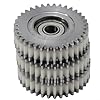 3 Pack for Bafang Electric Bike Motor Gear 36T Nylon Steel Planetary Gear with Bearing for 250W 500W MXUS Motors 37X8x12mm 47X8x13mm(47x13x8mm) #3
