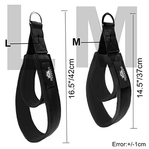 Lights Mountain 1 Pair Pilates Double Loop Straps For Reformer, Fitness D-Ring Straps Handle, Yoga Exercise Accessories For Home Gym Workout #TOP1