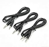 RHINORO Lot de 3 câbles audio auxiliaires jack stéréo mâle 2,5 mm vers 3,5 mm, 1 m, compat...