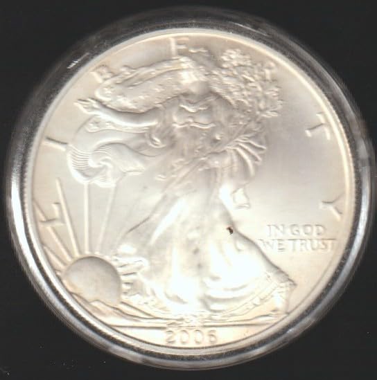 2006 P American Silver Eagle $1 Dollar 999% Silver