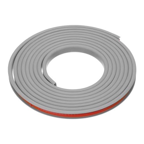 Image of uxcell U-Shape Edge Banding, 9.8ft x 9mm TPE Self-Adhesive Veneer Edging, Plywood Edge Trim Flexible Furniture Edge Protector for Countertop Cabinet Shelf Repair Restoration (Grey)