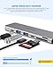 TOTU USB C Hub Docking for MacBook Air, MacBook Pro, Type C Hub with 4K HDMI, 100W Power Delivery, 40Gbps Type C 5K@60Hz,2 USB 3.0, Type C Data Port(5Gbps),SD/TF Card Reader