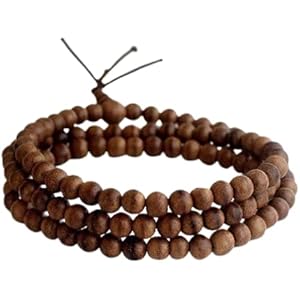 Amazon | 数珠 念珠 ベトナム産 沈香 香木 紅砂沈香 ブレスレット