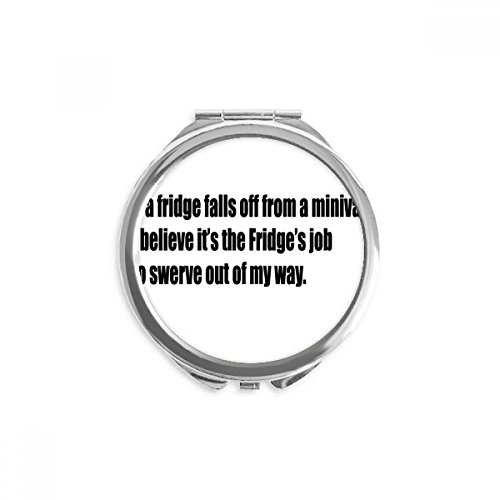Miroir rond maquillage de poche portable pour rester s&ucirc;r de soi en toute circonstance
