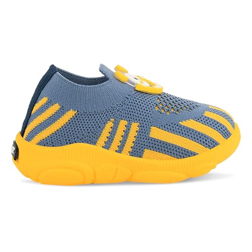 Image of HOOH Baby Walking Shoes with Whistle Sound, Slip-on Knit Breathable Shoes for Baby Boys & Girls Upto 0 Months to 24 Months