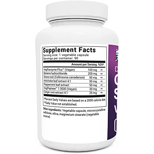 Dr. Berg's Gallbladder Support Supplements Vegan Formula - Contains Plant-Based Enzymes For Relief Of Bloating, Constipation, And Gas - Better Digestion & Normal Bile Levels - 90 Vegetarian Capsules #TOP17