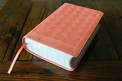 Nirv, Giant Print Compact Bible, Leathersoft, Peach, Comfort Print #TOP2