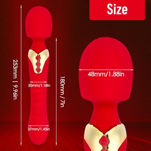 Image of Yume Sex Toys for Women, Dual-Ended G-Spot Vibrator Wand, 10 Modes | Two independently controlled vibrating ends combine broad external contact with focused internal stimulation.