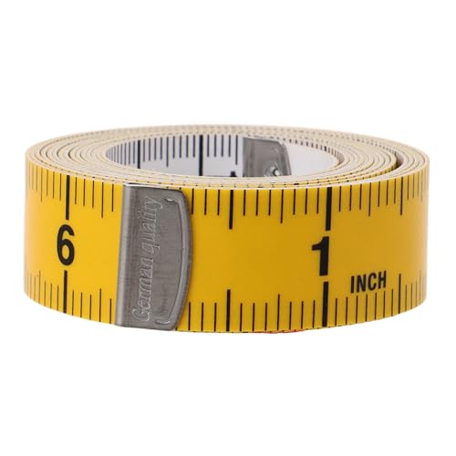 HOLIDYOYO Vintage Measuring Tape Soft Dual Sided Pocket Tape Measure for Height and Waist Lightweight and Portable for Home Travel and Sewing Projects