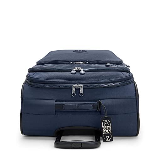 Kipling New Youri Spin Medium 4 Wheeled Rolling Luggage Blue Bleu 2 #TOP6