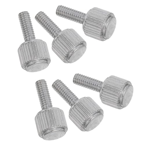 SHERCHPRY 6 Tornillos de Bloqueo del Calibrador Vernier M2.5x8mm de Metal de Alta Dureza, Compatibles Aplicables para Medición Industrial y Uso Diario, Paquete de 6 Piezas
