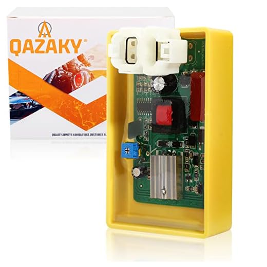 QAZAKY justerbar högpresterande racing 6 stift DC CDI box GY6 50cc – 90cc 110cc 125cc 150cc 200cc 250cc Scooter ATV Go Kart Moped Quad Dune Buggy Pit Dirt Bike Kymco Agility People Sento 50 125 150