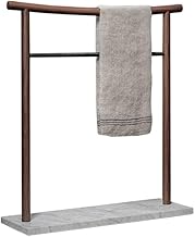 portatoallas Independiente Toallero de mármol de pie móvil for baño Moderno, toallero Ligero de Lujo for baño, toallero de baño de Madera Maciza Toallero Independiente