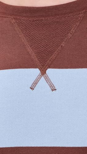 Free People Women's Classic Stripe Pullover, Periwinkle Combo, S